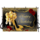 150x100CM 220x150CM 250x180CM Spray Painted Vinyl Gold Balloon Glass Rose Photography Backdrop Background Cloth 150x100CM 220x150CM 250x180CM Spray Painted Vinyl Gold Balloon Glass Rose Photography Backdrop Background Cloth