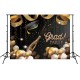 1.5x1m 2.2x1.5m Academic Cap Graduation Ceremony Theme Party Decor Backdrop Photography Background Props