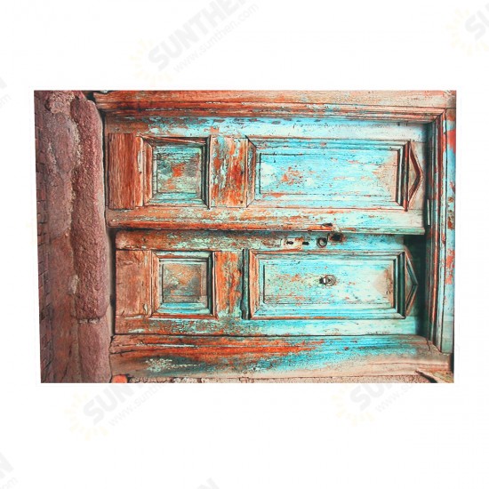 1.5x2.1m Reteo Vintage Old Wooden Door Photogray Backdrop Background Studio Prop