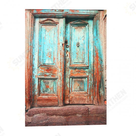 1.5x2.1m Reteo Vintage Old Wooden Door Photogray Backdrop Background Studio Prop