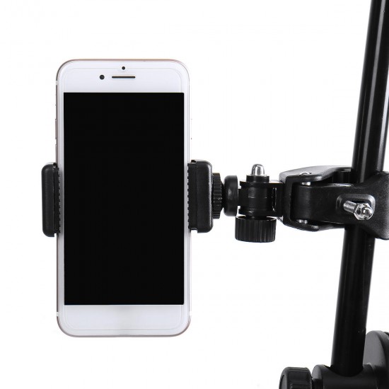 16/25cm Dimmable LED Video Ring Light Tripod Stand with Phone/Mic Holder bluetooth Selfie Shutter for Youtube Tik Tok Live Streaming