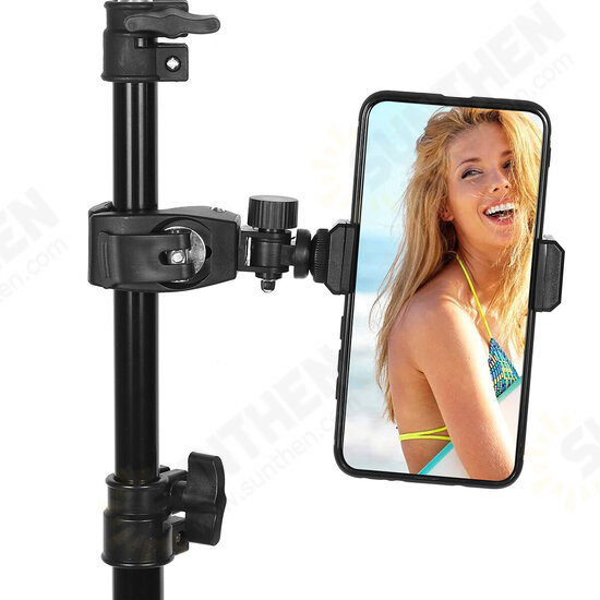 16cm 2700K-5500K Dimmable USB LED Ring Light Universal Phone Holder Adjustable Tripod Stand for Makeup Selfie Video Youtube Blog