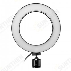 16cm LED Video Ring Light 5500K Dimmable with 160cm Adjustable Light Stand for Youtube Tiktok Live Streaming 16cm LED Video Ring Light 5500K Dimmable with 160cm Adjustable Light Stand for Youtube Tiktok Live Streaming