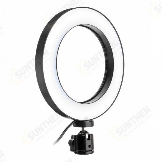 16cm LED Video Ring Light 5500K Dimmable with 160cm Adjustable Light Stand for Youtube Tiktok Live Streaming 16cm LED Video Ring Light 5500K Dimmable with 160cm Adjustable Light Stand for Youtube Tiktok Live Streaming