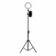 16cm LED Video Ring Light 5500K Dimmable with 160cm Adjustable Light Stand for Youtube Tiktok Live Streaming 16cm LED Video Ring Light 5500K Dimmable with 160cm Adjustable Light Stand for Youtube Tiktok Live Streaming