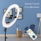 18 inch LED Ring Fill Light with Phone Clip 6500K Dimmable for Camera Makeup Selfie