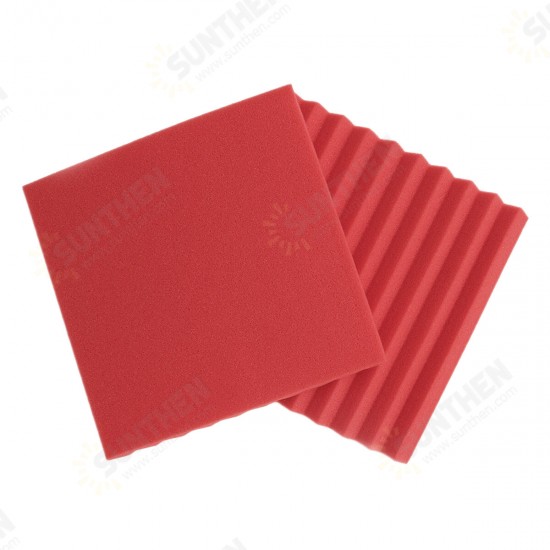 18Pcs Acoustic Panels Tiles Studio Soundproofing Sponge Foam Absorbing Pad