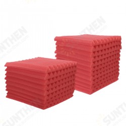 18Pcs Acoustic Panels Tiles Studio Soundproofing Sponge Foam Absorbing Pad 18Pcs Acoustic Panels Tiles Studio Soundproofing Sponge Foam Absorbing Pad