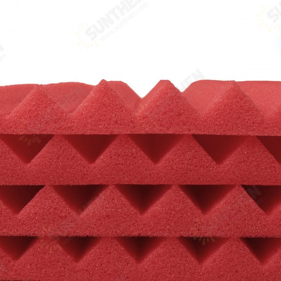 18Pcs Acoustic Panels Tiles Studio Soundproofing Sponge Foam Absorbing Pad