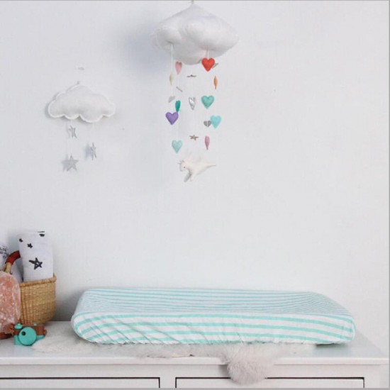 1PC Soft Baby Room Cotton Clouds Wall Hanging Room Ornaments Scene Photography Props Home Decor