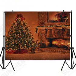 1x1.5m 1.5x2.2m 1.8x2.5m Christmas Tree Fireplace Socks Photography Backdrop Cloth for Photo Studio Backdrop Decoration Props 1x1.5m 1.5x2.2m 1.8x2.5m Christmas Tree Fireplace Socks Photography Backdrop Cloth for Photo Studio Backdrop Decoration Props