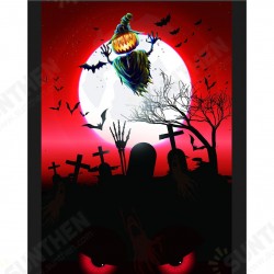 1x1.5m/1.5x2.1mHalloween Pattern Photography Background Photo Studio Background Cloth Backdrops Decoration Props 1x1.5m/1.5x2.1mHalloween Pattern Photography Background Photo Studio Background Cloth Backdrops Decoration Props