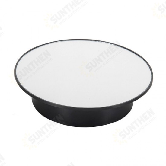 20cm 360 Degree Mirror Velvet Electric Round Rotating Turntable Automatically Display Stand Photography Studio Prop Live Broadcast Holder