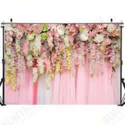 210x150cm 150x90cm Pink Flower Wedding Party Brilliant Photography Background Cloth Backdrops Photo Props 210x150cm 150x90cm Pink Flower Wedding Party Brilliant Photography Background Cloth Backdrops Photo Props