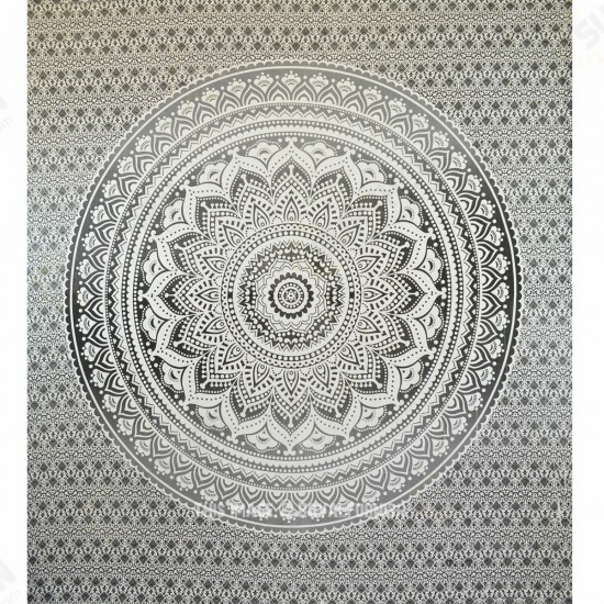 230x180cm/200x150cm/150x130cm India Mandala Tapestry Wall Hanging Decor Wall Cloth Tapestries Sandy Beach Throw Rug Blanket