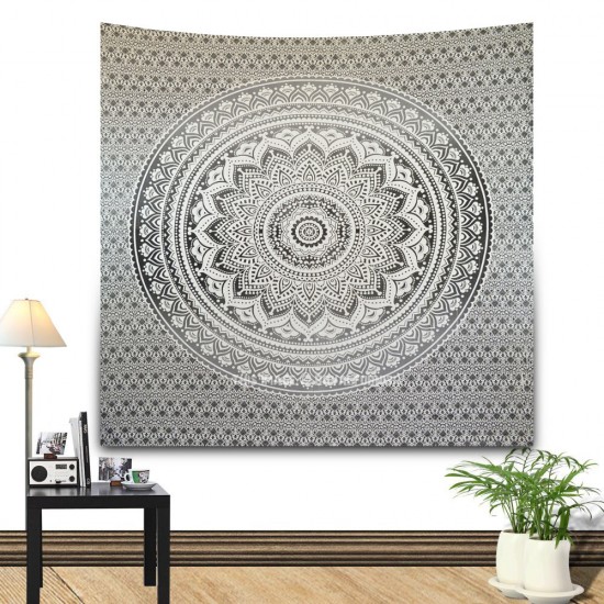 230x180cm/200x150cm/150x130cm India Mandala Tapestry Wall Hanging Decor Wall Cloth Tapestries Sandy Beach Throw Rug Blanket