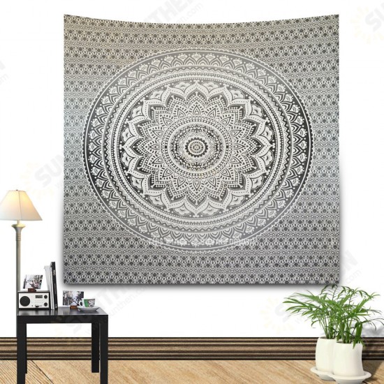 230x180cm/200x150cm/150x130cm India Mandala Tapestry Wall Hanging Decor Wall Cloth Tapestries Sandy Beach Throw Rug Blanket