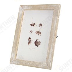 23x18cm/19x14cm Vintage Solid Wood Photo Picture Frame Wall Hanging Shabby Chic Room Decoration 23x18cm/19x14cm Vintage Solid Wood Photo Picture Frame Wall Hanging Shabby Chic Room Decoration
