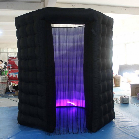 2.8x2.8x2.8M Single Door Octagon Inflatable LED Photo Shooting Tent