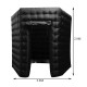 2.8x2.8x2.8M Single Door Octagon Inflatable LED Photo Shooting Tent