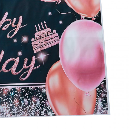 3 Sizes Happy Birthday Backdrop Banner Photography Background Studio Prop Decoration Party Poster