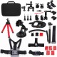 33 In 1 Sportscamera Accessories Kit For Gopro Hero 2 3 4 3 Plus SJcam SJ4000 5000 6000 Yi Sportscamera