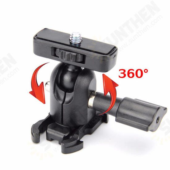 360 Degree Rotation Ball Head Quick Release BucklE Mount for Gopro Hero 5 4 3 Xiao Yi SJCAM