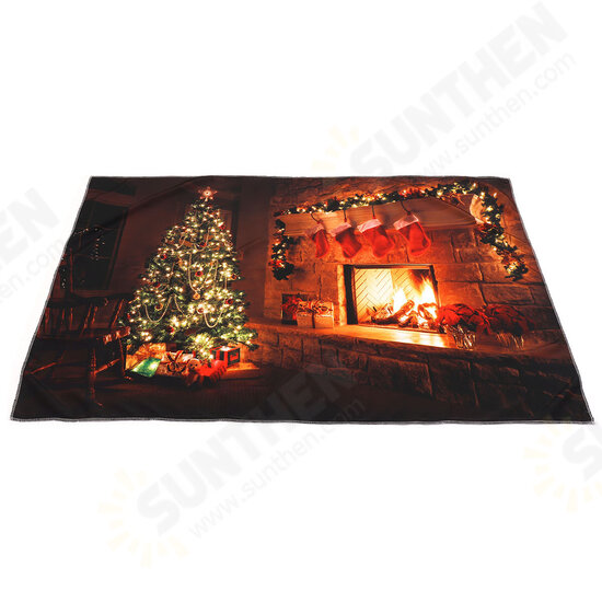 3D Christmas Wall Hanging Cloth Photo Background Cloth Hanging Painting Tapestry Wall Decoration Blanket Photography Backdrops