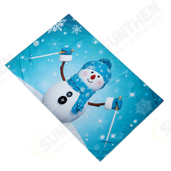 3D Snowman Wall Hanging Cloth Photography Background Cloth Hanging Painting Tapestry Wall Decoration Blanket Backdrops