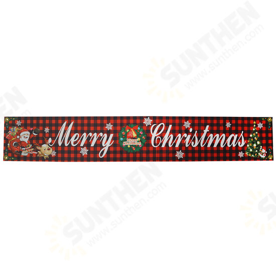 3M Merry Christmas Outdoor Banner Oxford Large Hanging Bunting Xmas Door Wall Decoration Photography Backdrop