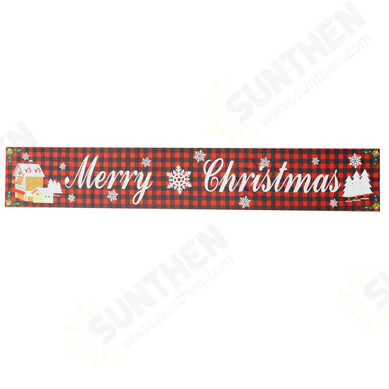 3M Merry Christmas Outdoor Banner Oxford Large Hanging Bunting Xmas Door Wall Decoration Photography Backdrop