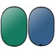 3x5FT 2 in 1 Blue Green Backdrop Background Panel Popup Backdrop Reversible Collapsible Screen 3x5FT 2 in 1 Blue Green Backdrop Background Panel Popup Backdrop Reversible Collapsible Screen