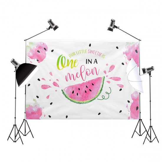 3x5FT 5x7FT 6x9FT Vinyl One In A Melon Watermelon Backdrop Background Photography Studio Prop
