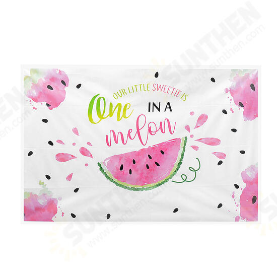 3x5FT 5x7FT 6x9FT Vinyl One In A Melon Watermelon Backdrop Background Photography Studio Prop