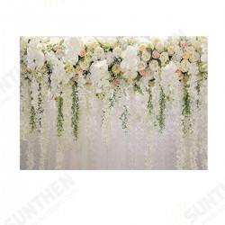 3x5FT 5x7FT 7x10FT Vinyl Pink White Rose Flower Wedding Photography Backdrop Background Studio Prop 3x5FT 5x7FT 7x10FT Vinyl Pink White Rose Flower Wedding Photography Backdrop Background Studio Prop