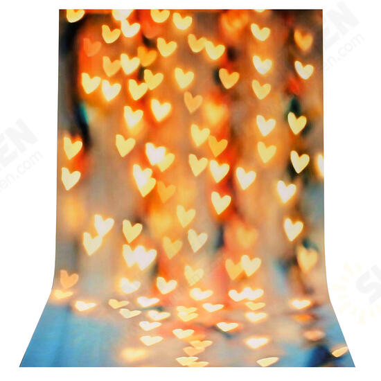 3x5FT 5x7FT Dark Heart Light Photography Backdrop Background Studio Prop