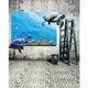 3x5FT 5x7FT Retro Wall Sea Poster Photography Backdrop Background Studio Prop 3x5FT 5x7FT Retro Wall Sea Poster Photography Backdrop Background Studio Prop