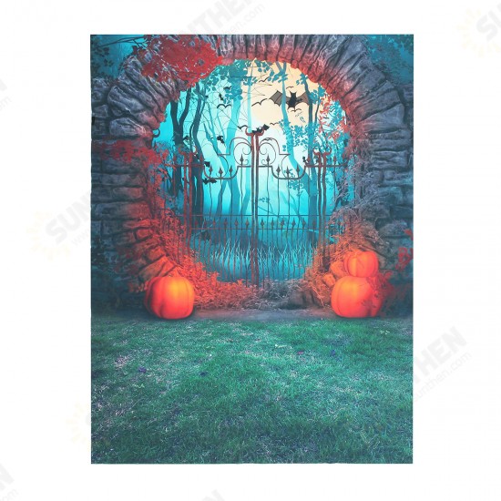 3x5FT 5x7FT Vinyl Halloween Pumpkin Bat Photography Backdrop Background Studio Prop 3x5FT 5x7FT Vinyl Halloween Pumpkin Bat Photography Backdrop Background Studio Prop