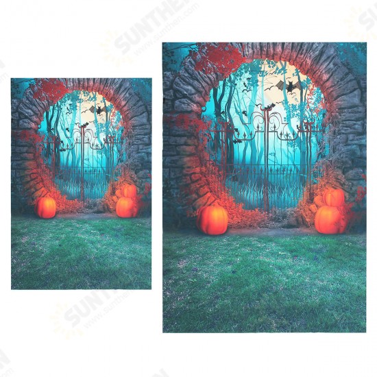 3x5FT 5x7FT Vinyl Halloween Pumpkin Bat Photography Backdrop Background Studio Prop 3x5FT 5x7FT Vinyl Halloween Pumpkin Bat Photography Backdrop Background Studio Prop