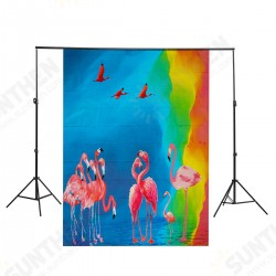 3x5FT 8x10FT Flamingo Fish Unicorn Animals Photography Backdrop Studio Prop Background 3x5FT 8x10FT Flamingo Fish Unicorn Animals Photography Backdrop Studio Prop Background
