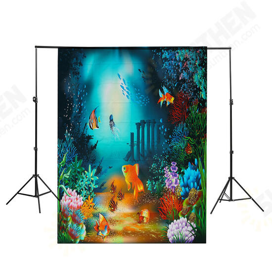 3x5FT 8x10FT Flamingo Fish Unicorn Animals Photography Backdrop Studio Prop Background