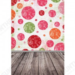 3x5FT Vinyl Colorful Flower Photography Backdrop Background Studio Prop 3x5FT Vinyl Colorful Flower Photography Backdrop Background Studio Prop