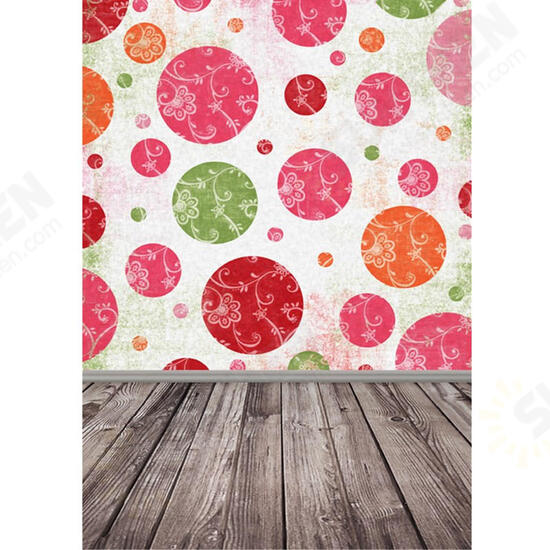 3x5FT Vinyl Colorful Flower Photography Backdrop Background Studio Prop