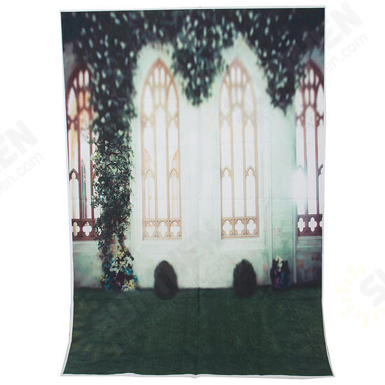 3x5FT Vinyl Green Plant Windows Photography Backdrop Background Studio Prop 3x5FT Vinyl Green Plant Windows Photography Backdrop Background Studio Prop