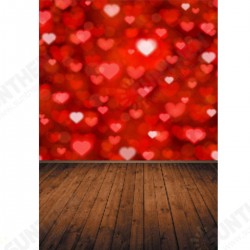 3x5FT Vinyl Valentine's Day Red Heart Photography Backdrop Background Studio Prop 3x5FT Vinyl Valentine's Day Red Heart Photography Backdrop Background Studio Prop
