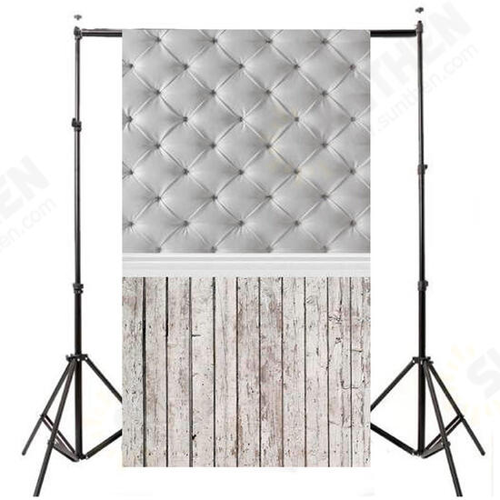 3x5ft Vinyl Tridimensional Wall Wood Floor Photography Backdrop Photo Prop Studio Background