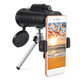 40X60 10X HD Cell Phone Telescope Portable Monocular Mobile Phone Telephoto Lens with Tripod for Outdoor Mobile Photography