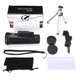40X60 10X HD Cell Phone Telescope Portable Monocular Mobile Phone Telephoto Lens with Tripod for Outdoor Mobile Photography
