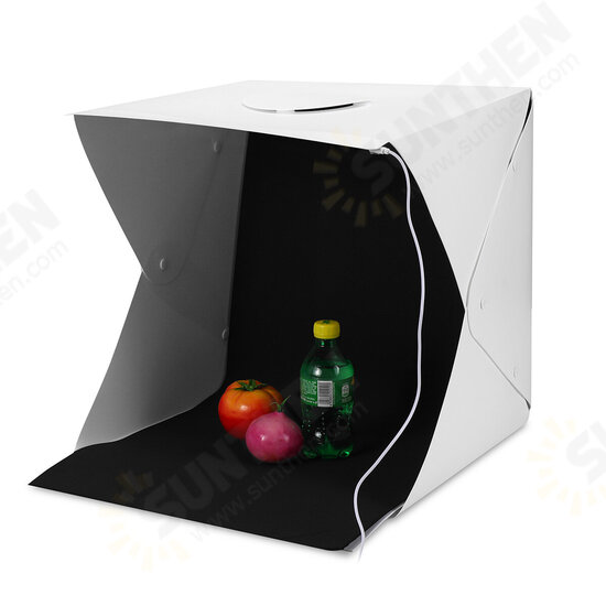 40cm Led Light Mini Portable Photo Studio Softbox Shooting Tent Small Foldable Softbox Kit Lightbox Soft Box