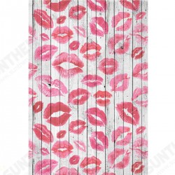 4x6FT Vinyl Pink Red Lips Wall Floor Photography Backdrop Background Studio Prop 4x6FT Vinyl Pink Red Lips Wall Floor Photography Backdrop Background Studio Prop